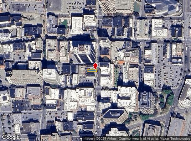  303 S Jefferson St, Roanoke, VA Parcel Map