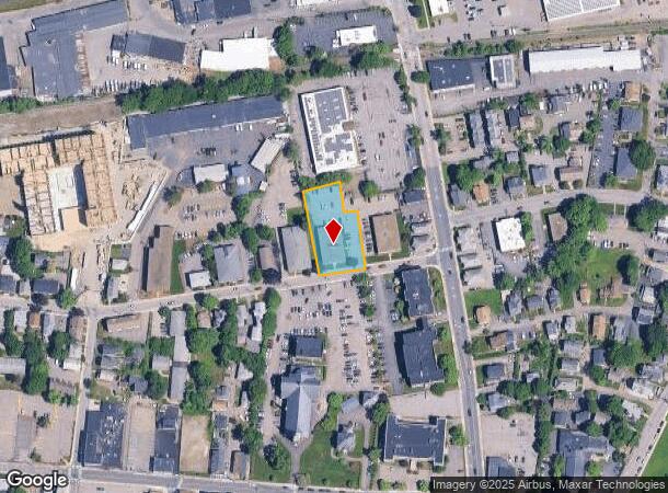  25 Pond St, Waltham, MA Parcel Map