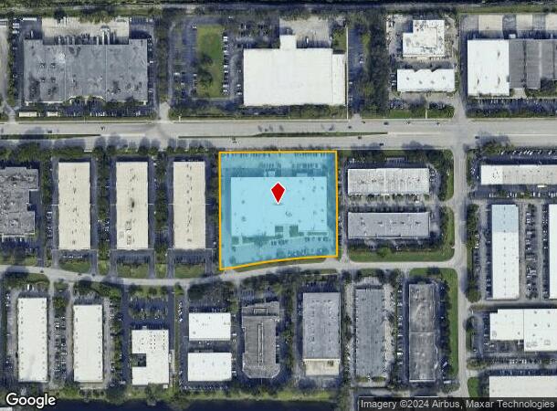  1081 Holland Dr, Boca Raton, FL Parcel Map