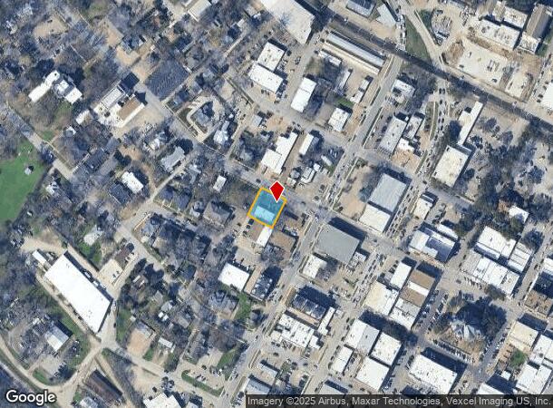  407 W Main St, Waxahachie, TX Parcel Map