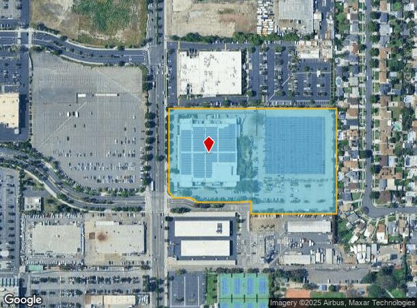 12254 Bellflower Blvd, Downey, CA Parcel Map