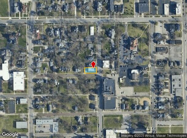  135 S Scott St, South Bend, IN Parcel Map