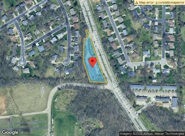  6711 N University St, Peoria, IL Parcel Map