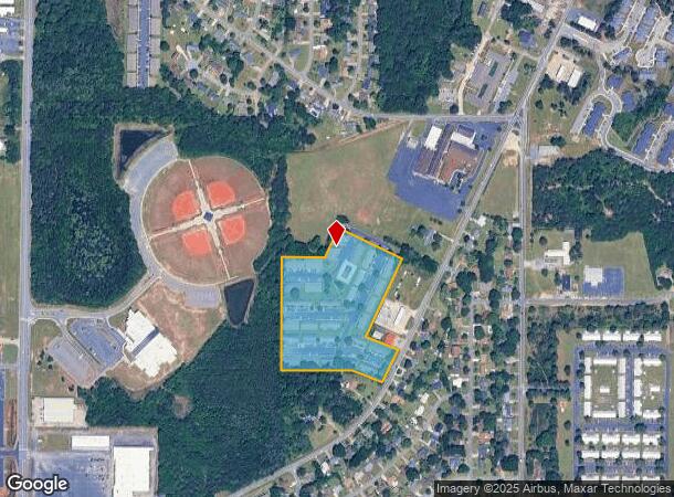 1005 Elberta Rd, Warner Robins, GA Parcel Map
