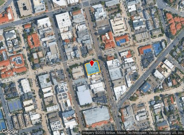  7680 Girard Ave, La Jolla, CA Parcel Map