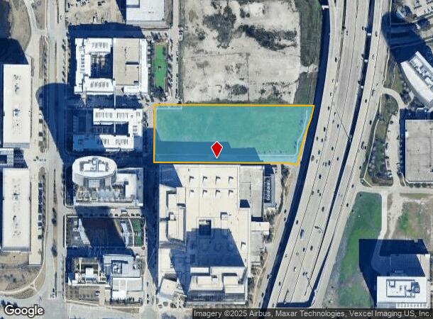  Dallas North Tollway, Plano, TX Parcel Map