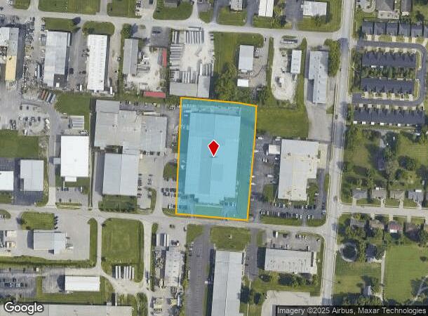  1601 Production Rd, Jeffersonville, IN Parcel Map