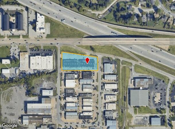 8716 E Broken Arrow Expy S, Tulsa, OK Parcel Map