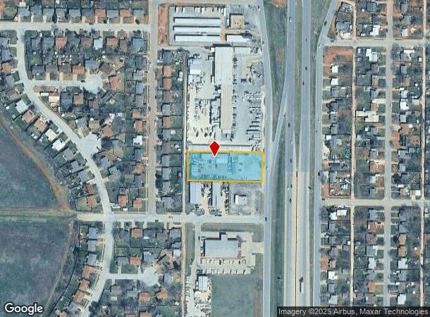  858 S Clack St, Abilene, TX Parcel Map