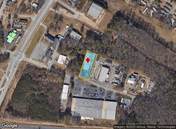 125 Collins Industrial Blvd, Athens, GA Parcel Map