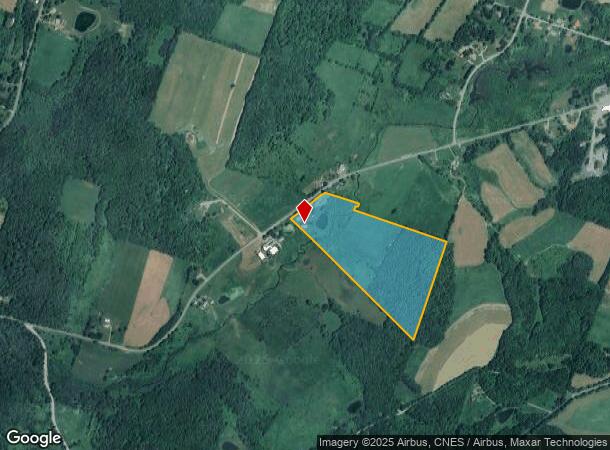 538 N Harpersfield Rd, Jefferson, NY Parcel Map