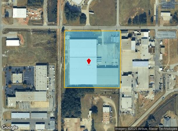 1608 Frank Akers Rd, Anniston, AL Parcel Map