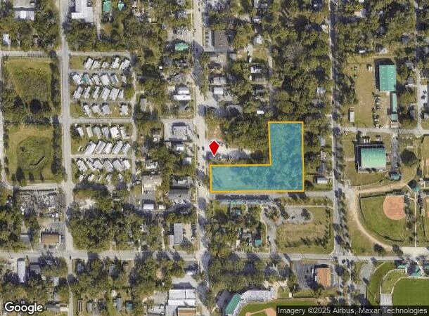  421 S Woodland Blvd, Deland, FL Parcel Map