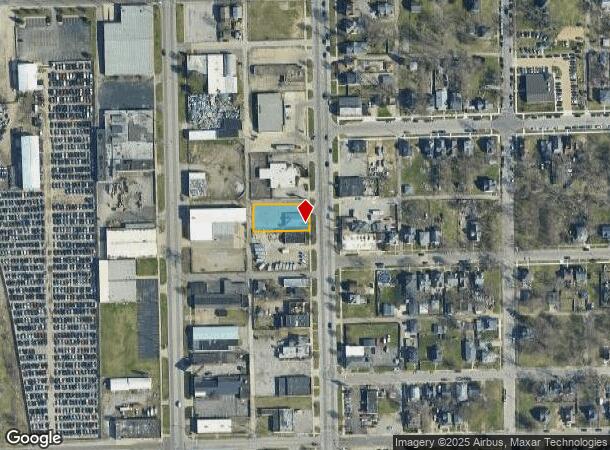  1725 S Michigan St, South Bend, IN Parcel Map