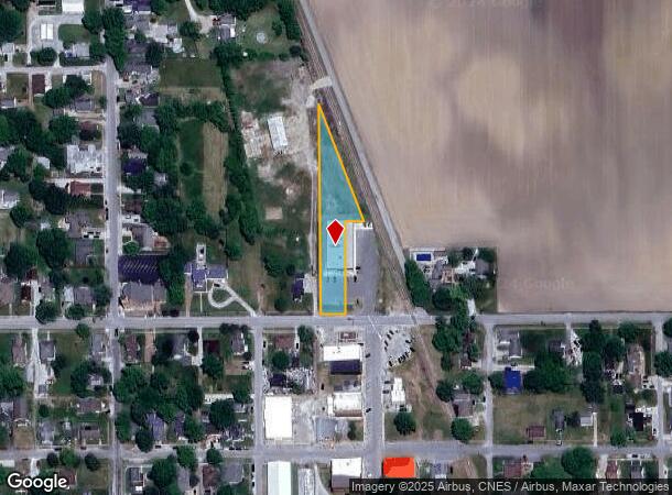  102 W Meridian St, Sharpsville, IN Parcel Map