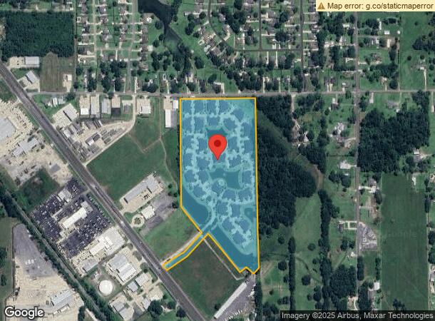  14086 Airline Hwy, Prairieville, LA Parcel Map