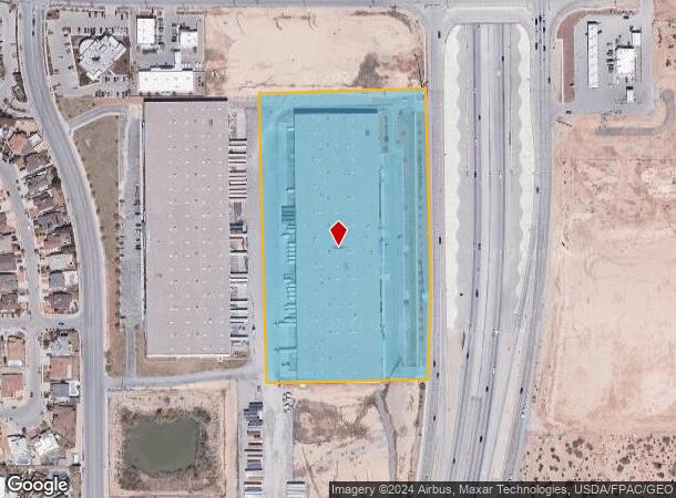  1321 Joe Battle Blvd, El Paso, TX Parcel Map