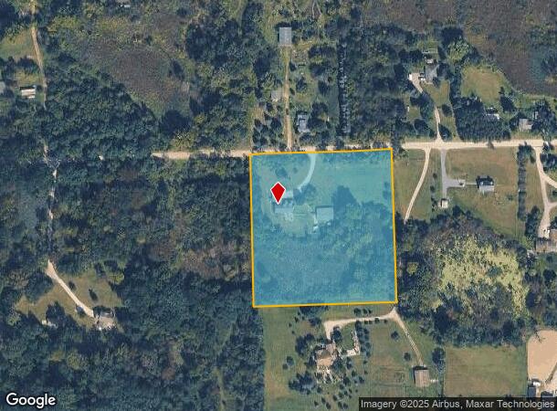 1020 Five Mile Rd, Whitmore Lake, MI Parcel Map