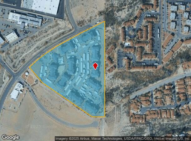 200 Desert Pass St, El Paso, TX Parcel Map
