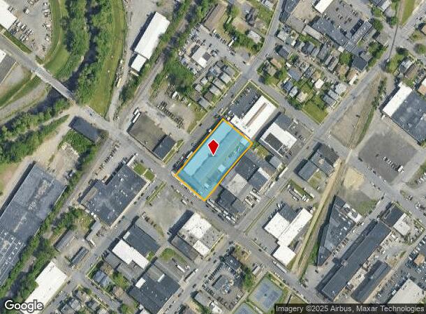  101 Poplar St, Scranton, PA Parcel Map