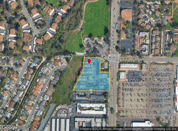  13422 Community Rd, Poway, CA Parcel Map