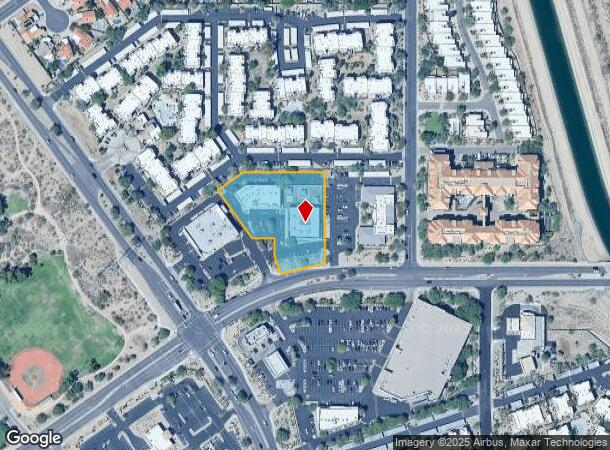  11350 E Via Linda, Scottsdale, AZ Parcel Map