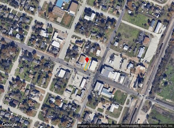  206 W Mccart St, Krum, TX Parcel Map