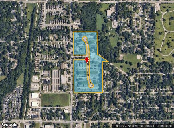  1600 Haskell Ave, Lawrence, KS Parcel Map