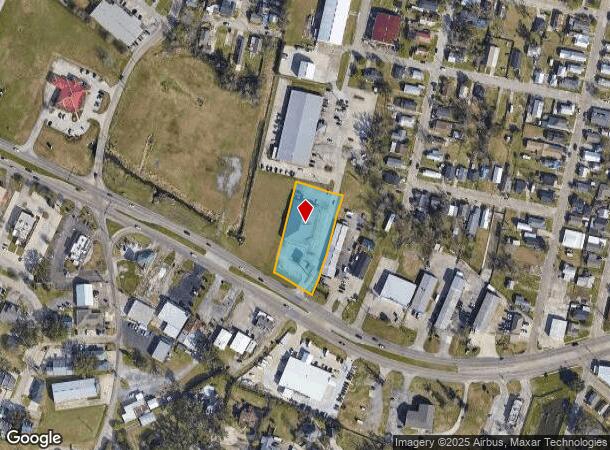 1014 W Tunnel Blvd, Houma, LA Parcel Map