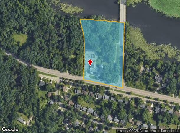  1600 N Huron River Dr, Ypsilanti, MI Parcel Map