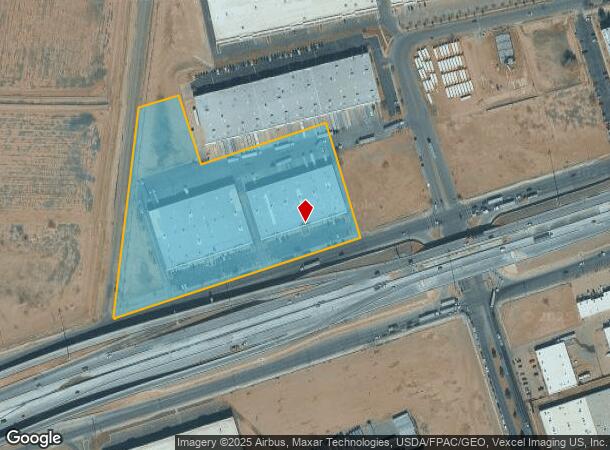 543 S Americas Ave, El Paso, TX Parcel Map