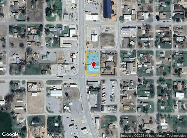  208 S Main St, Seiling, OK Parcel Map