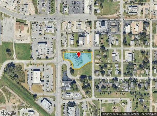  221 S Elm St, Jenks, OK Parcel Map