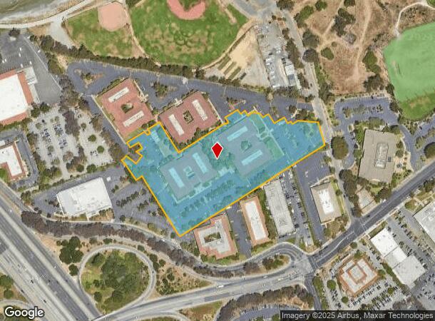  2100 Geng Rd, Palo Alto, CA Parcel Map