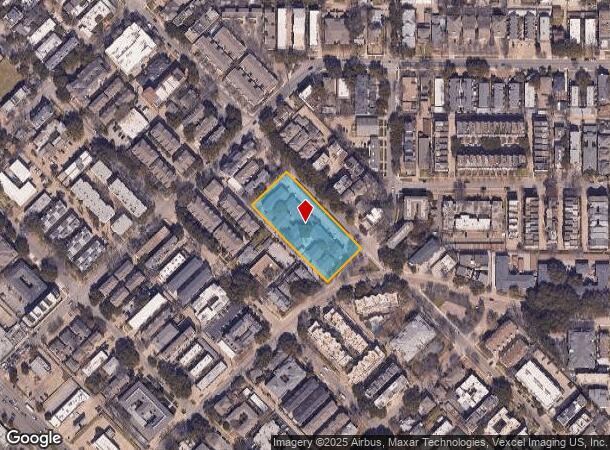  4203 Gilbert Ave, Dallas, TX Parcel Map