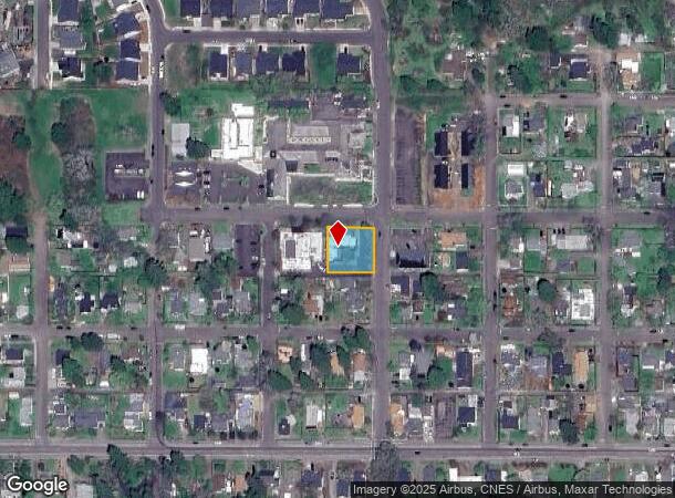  1325 Birch Ave, Cottage Grove, OR Parcel Map