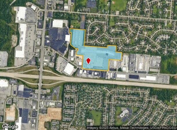 8101 Terminal Ln, Dayton, OH Parcel Map