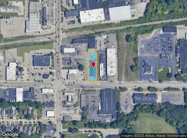 1229 Michigan St Ne, Grand Rapids, MI Parcel Map