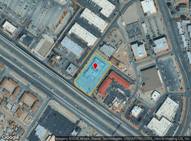  9101 Gateway Blvd W, El Paso, TX Parcel Map