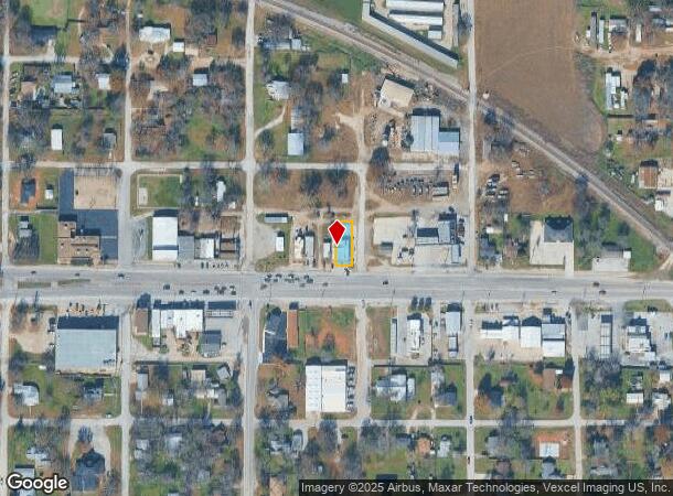 117 E Rock Island Ave, Boyd, TX Parcel Map
