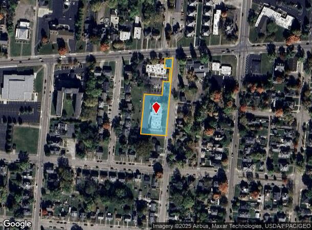  1835 E High St, Springfield, OH Parcel Map