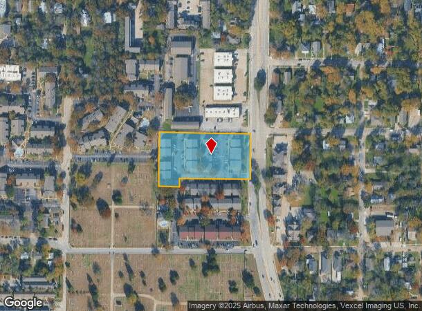  508 S Carroll Blvd, Denton, TX Parcel Map