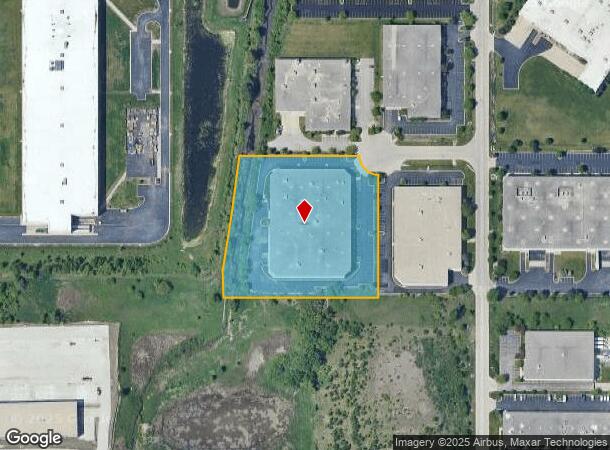  2555 Decade Ct, Elgin, IL Parcel Map