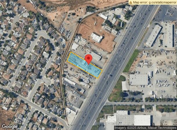  695 W La Cadena Dr, Riverside, CA Parcel Map