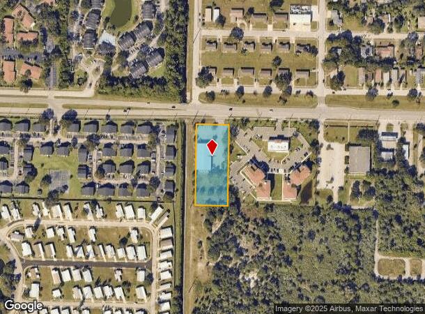525 E University Blvd, Melbourne, FL Parcel Map
