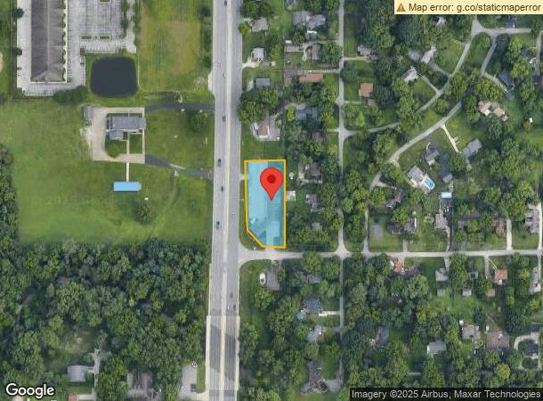  5703 S East St, Indianapolis, IN Parcel Map