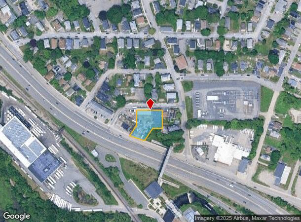  711 Millbury St, Worcester, MA Parcel Map