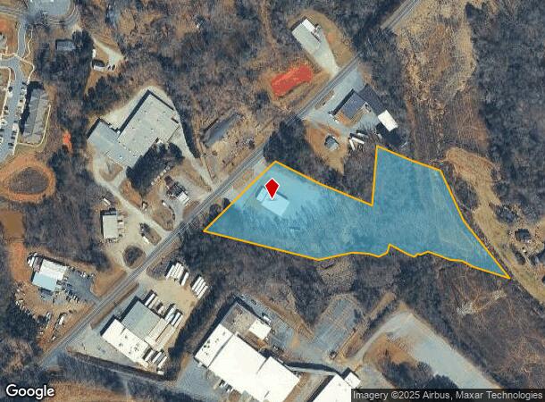 374 I40 Access Rd, Hildebran, NC Parcel Map