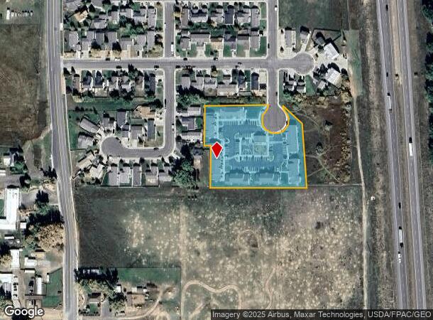 752 Evans St, Laramie, WY Parcel Map