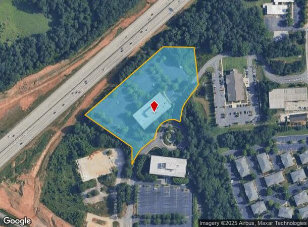  1725 Windward Concourse, Alpharetta, GA Parcel Map